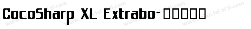 CocoSharp XL Extrabo字体转换